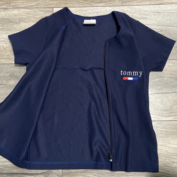90s bootleg Tommy Hilfigher T zip - Picture 3 of 3